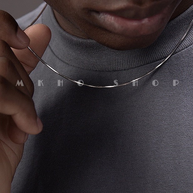 THE SILVER SNAKE NECKLACE(MEN)