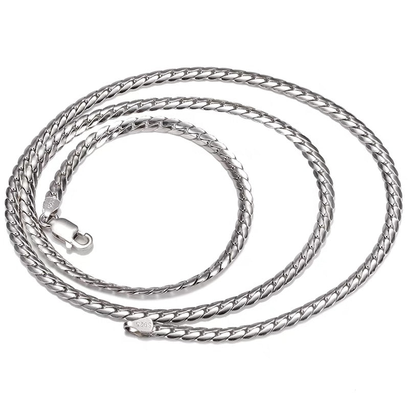 THE SILVER CUBA NECKLACE(MEN)