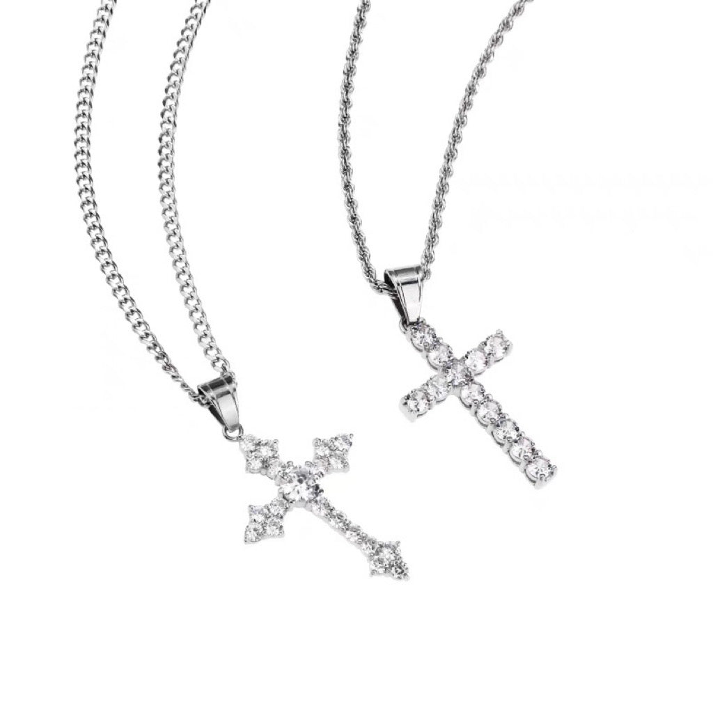 THE CROSS ROPE NECKLACE(MEN)