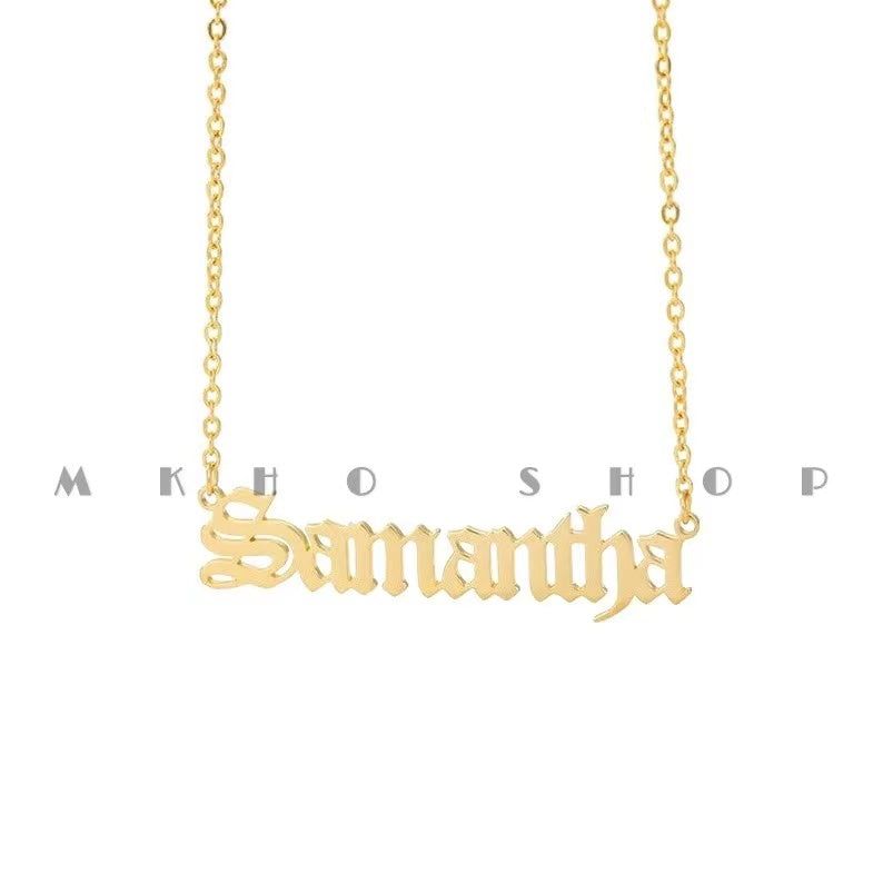 THE ZODIAC SCRIPT NECKLACE(MEN)