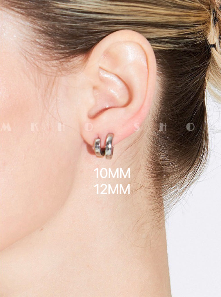 THE CHRISTINA SILVER EARRINGS(UNISEX)