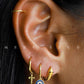 THE EVIL EYE CIRCLE EARRINGS