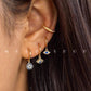 THE SET HOOP EVIL EYE EARRINGS