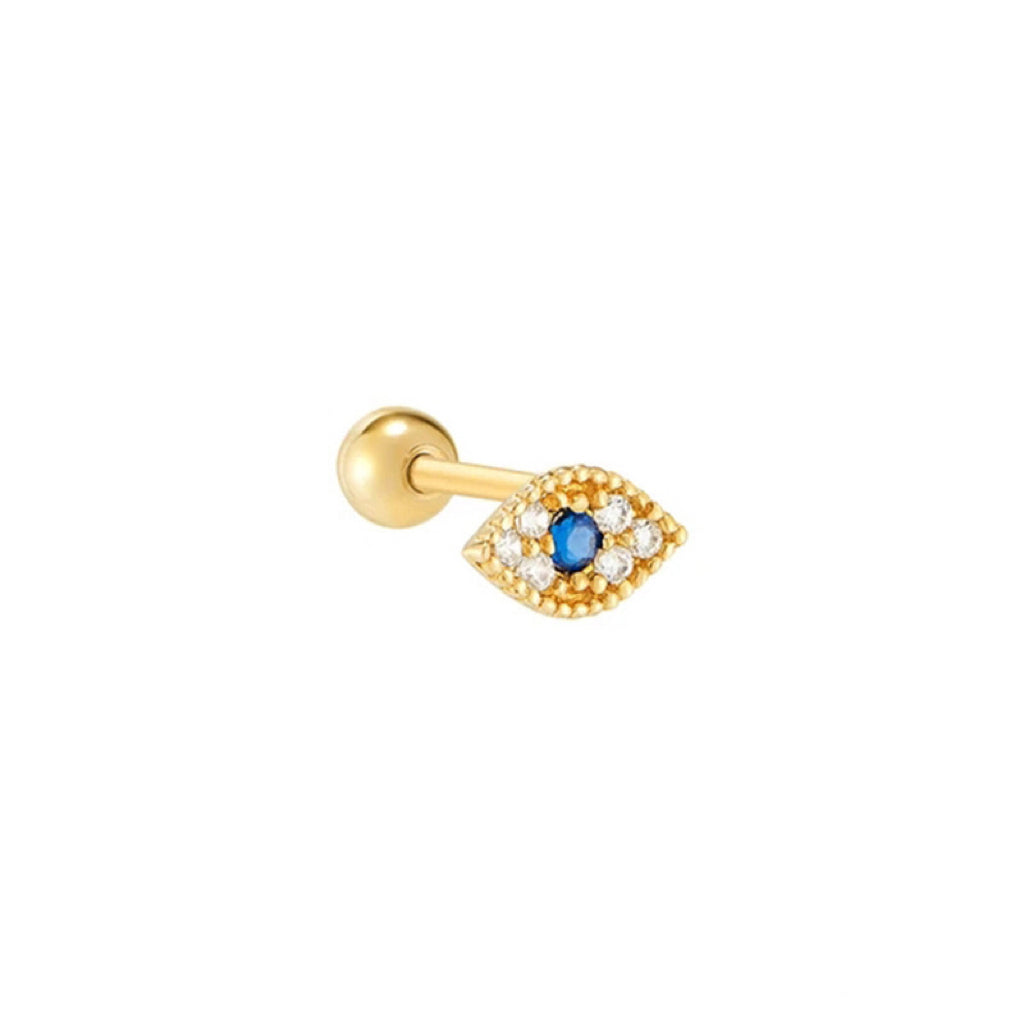 THE EVIL EYE CARTILAGE EARRINGS