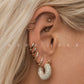 THE VINTAGE HUGGIE HOOP EARRINGS