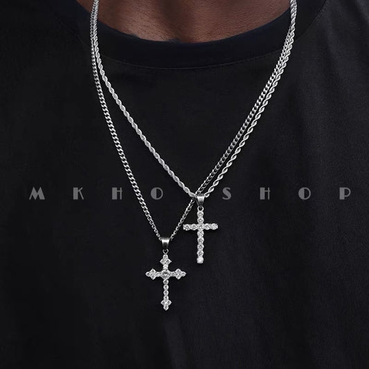 THE CROSS ROPE NECKLACE（MEN）