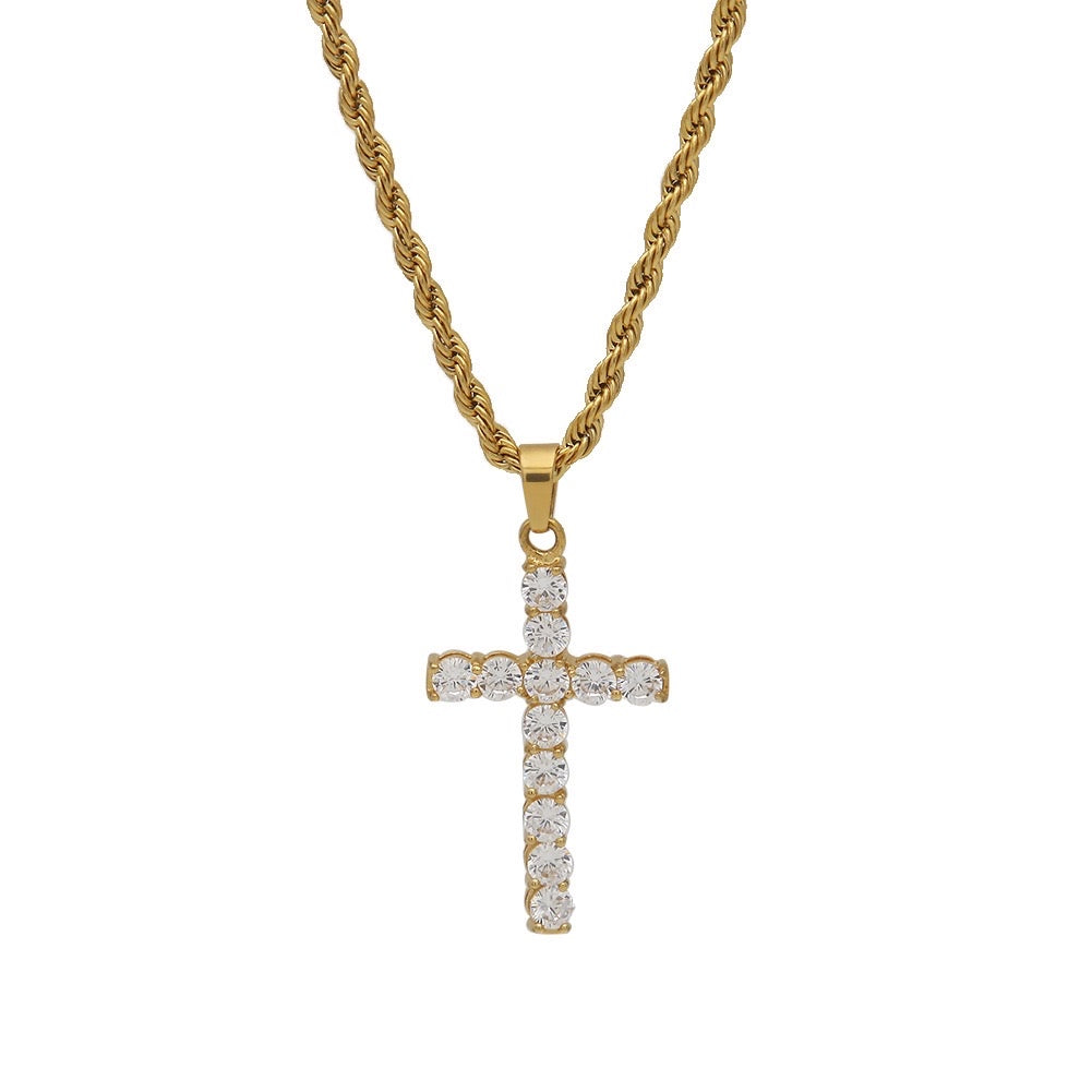 THE CROSS ROPE NECKLACE（MEN）