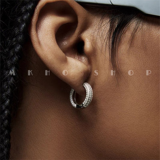 THE ICE HOPE EARRINGS (MEN)