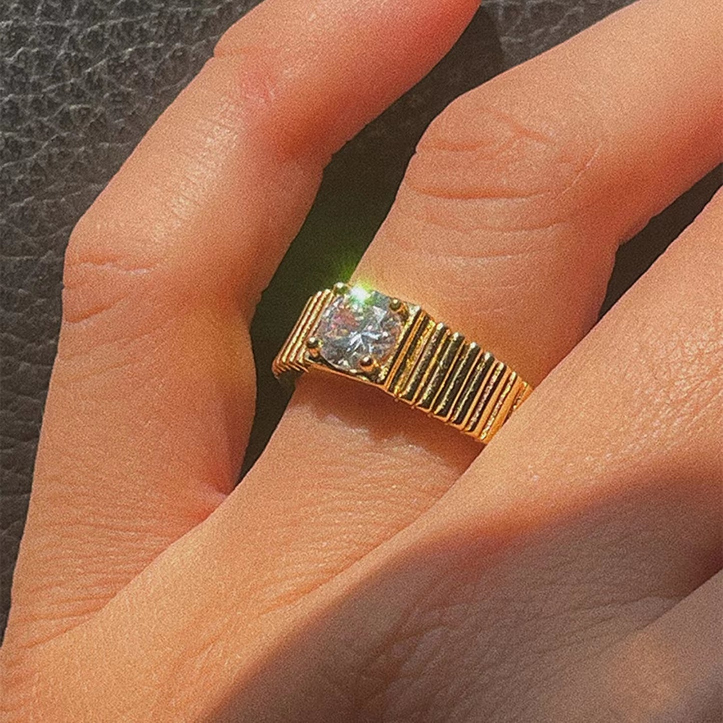 THE SOLITAIRE EMERALD RING