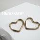 THE BASIC LOVE HEART EARRINGS