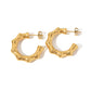 THE BAMBOO HOOP EARRINGS