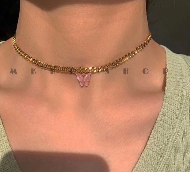 THE CYNTHIA BUTTERFLY CHOKER