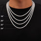 THE NEYMAR HIPHOP STONE NECKLACE(MEN)