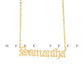 THE ZODIAC SCRIPT  NECKLACE(MEN)
