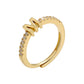 THE MINI NAME STONE RING