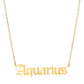 THE ZODIAC SCRIPT  NECKLACE(MEN)