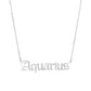 THE ZODIAC SCRIPT  NECKLACE