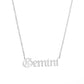 THE ZODIAC SCRIPT  NECKLACE