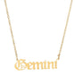 THE ZODIAC SCRIPT  NECKLACE(MEN)